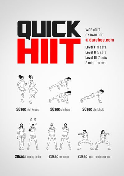 Quick HIIT Workout Quick HIIT Workout