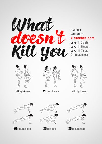 What Doesn't Kill You Workout What Doesn't Kill You Workout
